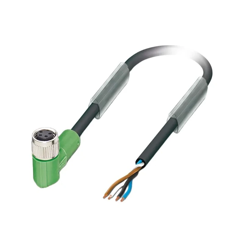 Phoenix Contact Sensor Actuator Cable Female 4 Way M8 Connector to Unterminated 5 Meter Polyurethane Cable 30V 1553080