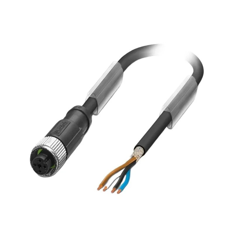 Phoenix Contact Female 4 Way M12 to 4 Way Unterminated Sensor Actuator Cable, 3 m 1682854