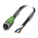 Phoenix Contact Sensor Actuator Cable Female 5 Way M12 to 5 Way Unterminated, 3 m, Polyurethane Jacket 1682948