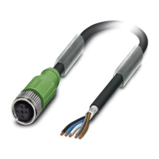 Phoenix Contact Sensor Actuator Cable Female 5 Way M12 to 5 Way Unterminated, 3 m, Polyurethane Jacket 1682948