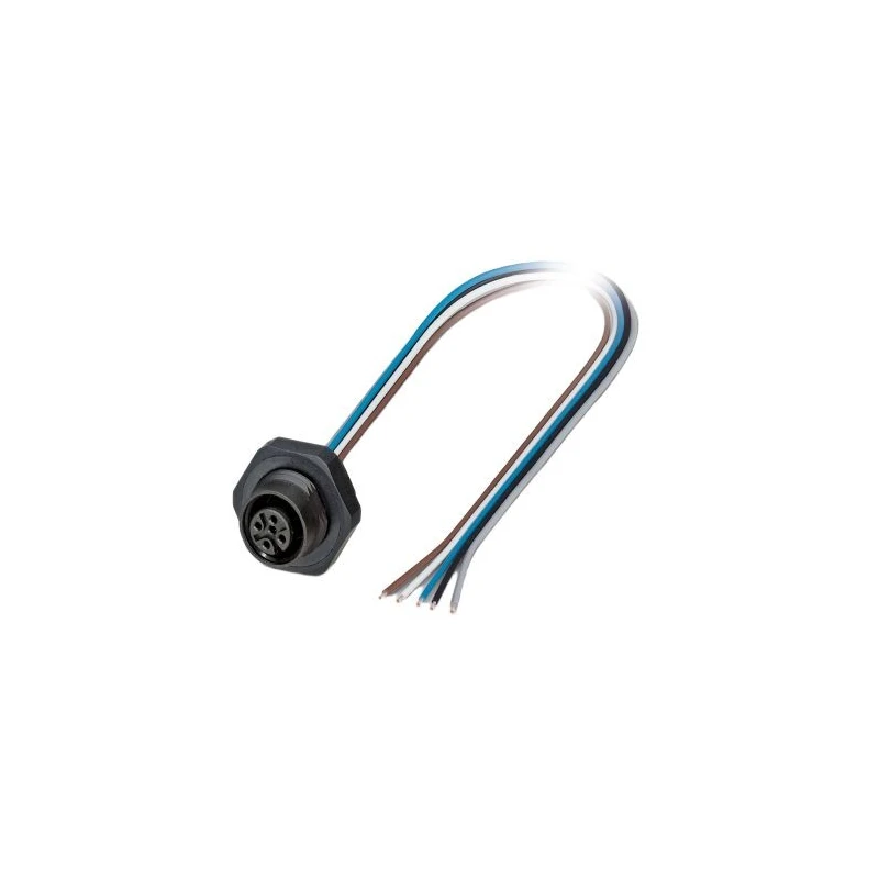 Phoenix Contact Sensor Actuator Cable Female 5 Way M12 to 5 Way M12, 500 mm, 60V, Thermoplastic Elastomer Jacket 1436356