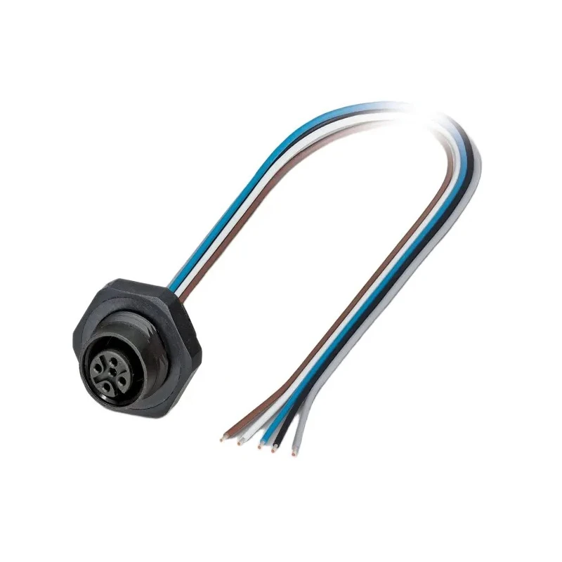Phoenix Contact Sensor Actuator Cable Female 5 Way M12 to 5 Way M12, 500 mm, 60V, Thermoplastic Elastomer Jacket 1436356