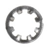 RS PRO Stainless Steel Plain Internal Tooth Shakeproof Washer M6 DIN 6797J 0.70mm Thickness 187-0608