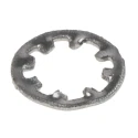RS PRO Stainless Steel Plain Internal Tooth Shakeproof Washer M6 DIN 6797J 0.70mm Thickness 187-0608