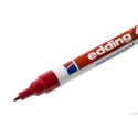 Edding Extra Fine Tip Red Permanent Marker Pen, Bullet Tip, 1mm Line Width 400-002