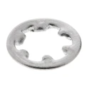 RS PRO Stainless Steel Plain Internal Tooth Shakeproof Washer, M2.5, DIN 6797J 187-0541