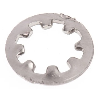 RS PRO Stainless Steel Plain Internal Tooth Shakeproof Washer M5 DIN 6797J 187-0591