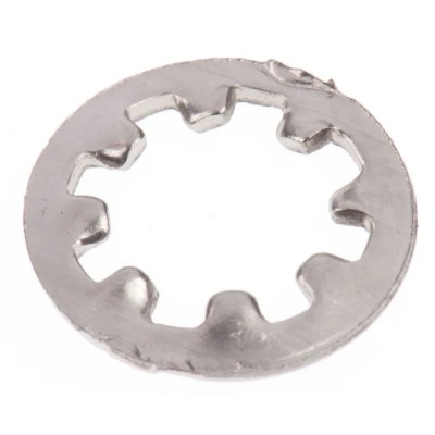 RS PRO Stainless Steel Plain Internal Tooth Shakeproof Washer M5 DIN 6797J 187-0591