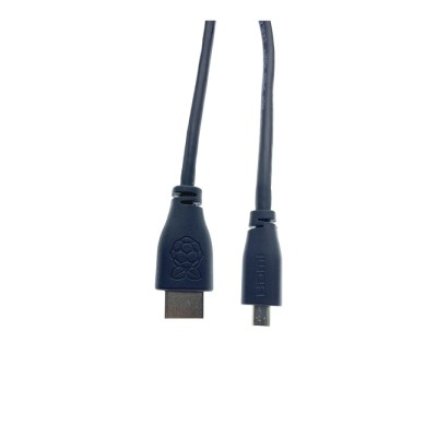 Raspberry Pi High-Performance HDMI to Micro HDMI Cable 1m Black T7732AX-RS