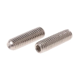RS PRO Stainless Steel M3 x 10 mm Grub Screw Plain Cup 187-0692