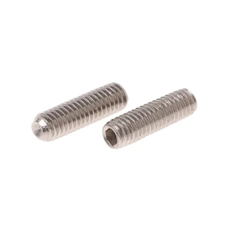 RS PRO Stainless Steel M3 x 10 mm Grub Screw Plain Cup 187-0692