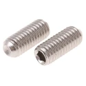RS PRO Stainless Steel M5 x 12 mm Grub Screw Plain Cup 187-0765