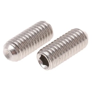 RS PRO Stainless Steel M5 x 12 mm Grub Screw Plain Cup 187-0765