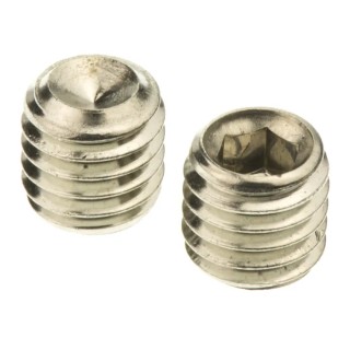 RS PRO Stainless Steel Grub Screw M8 x 8 mm Plain Cup DIN 916 187-0822
