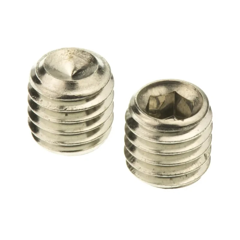 RS PRO Stainless Steel Grub Screw M8 x 8 mm Plain Cup DIN 916 187-0822