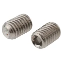 RS PRO Stainless Steel M8 x 12 mm Grub Screw Plain Cup 187-0838