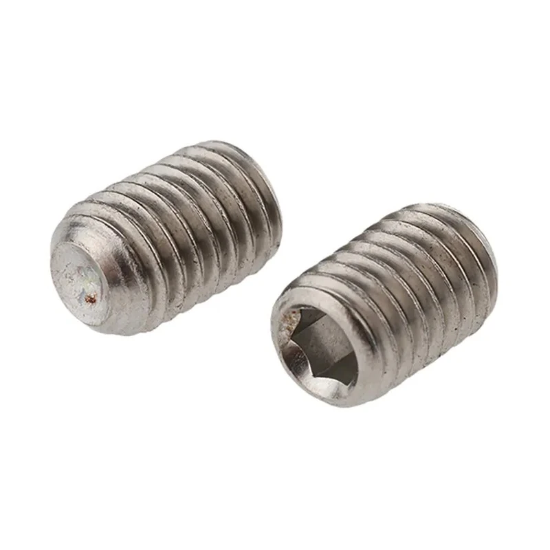 RS PRO Stainless Steel M8 x 12 mm Grub Screw Plain Cup 187-0838
