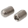 RS PRO Stainless Steel M8 x 12 mm Grub Screw Plain Cup 187-0838