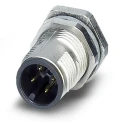 Phoenix Contact Circular Connector 4 Contacts Rear M12 Plug Male IP65 IP67 250V 4A SPEEDCON 1551820