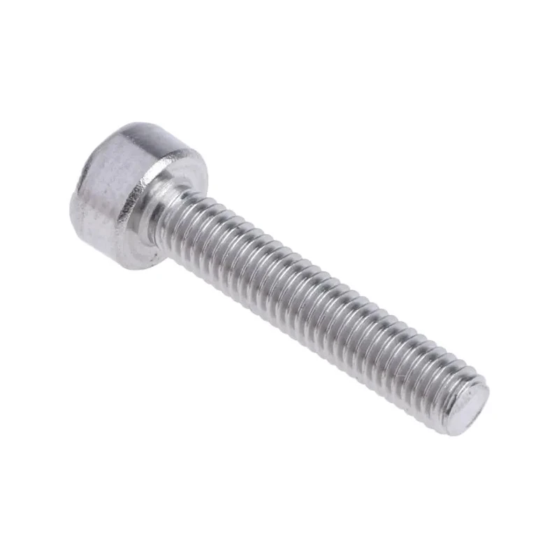RS PRO Plain Stainless Steel Hex Socket Cap Screw M3 x 16 mm 187-1235