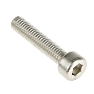 RS PRO Plain Stainless Steel Hex Socket Cap Screw, Hex Socket, M4 x 20 mm 187-1279