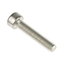 RS PRO Plain Stainless Steel Hex Socket Cap Screw, Hex Socket, M4 x 20 mm 187-1279