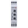 Carlo Gavazzi Multifunction DIN Rail Timer Relay 2-Contact, 12 to 240 V DC, 24V AC, 240 V AC, 0.1 s to 100 h DMB51CM24