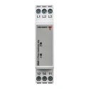 Carlo Gavazzi 3 Phase Monitoring Relay 177/550 V AC Monitor Range SPDT DIN Rail 208 V AC 480 V AC 24 V DC DPA51CM44