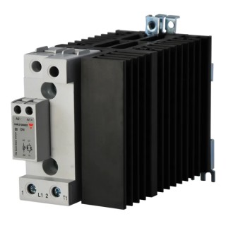 Carlo Gavazzi RGC Series Solid State Relay, 70 A Load, DIN Rail Mount, 600 V ac Load, 32V dc Control RGC1A60D60KGU