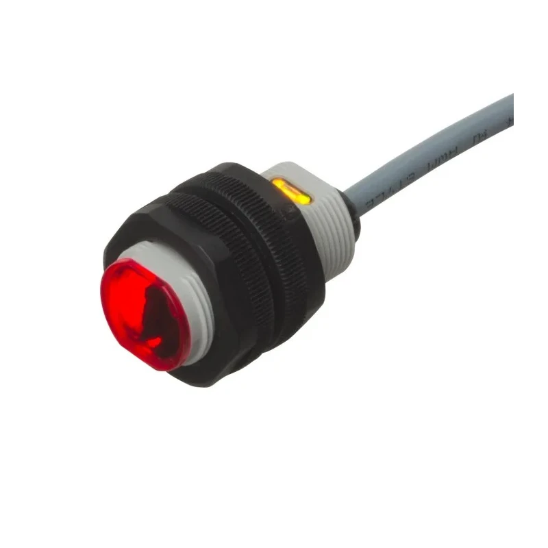 Carlo Gavazzi Diffuse Photoelectric Sensor Barrel Style 1 m Detection Range PNP Output IP66 IP69K PA18CAD10PASA