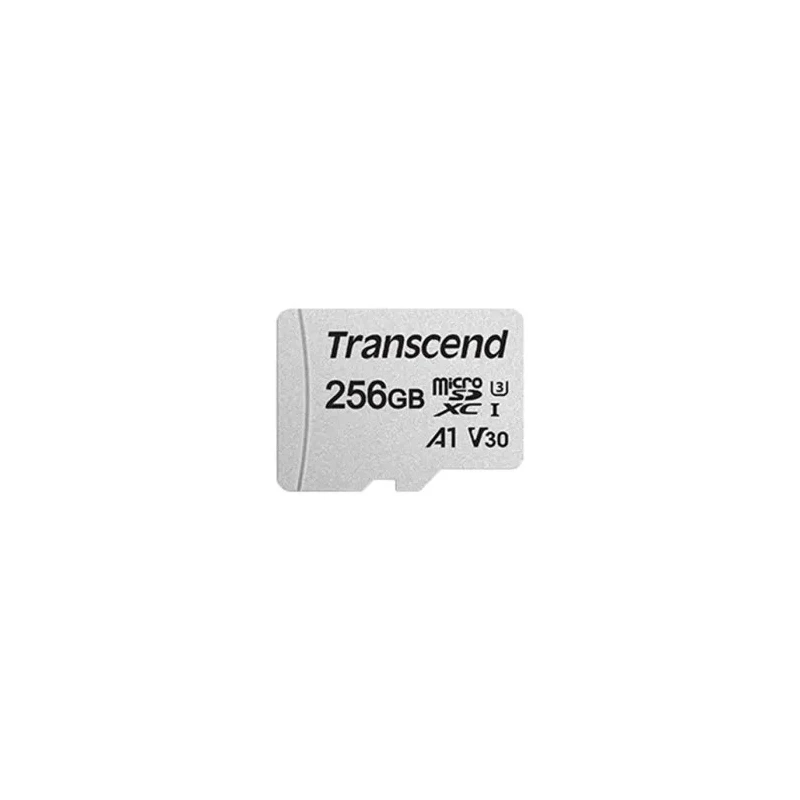 Transcend 256GB MicroSD Memory Card Class 10, TLC NAND, CE Certified TS256GUSD300S-A