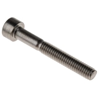 RS PRO Plain Stainless Steel Hex Socket Cap Screw M4 x 30 mm, Hex Socket Drive, DIN 912, Grade A 187-1308