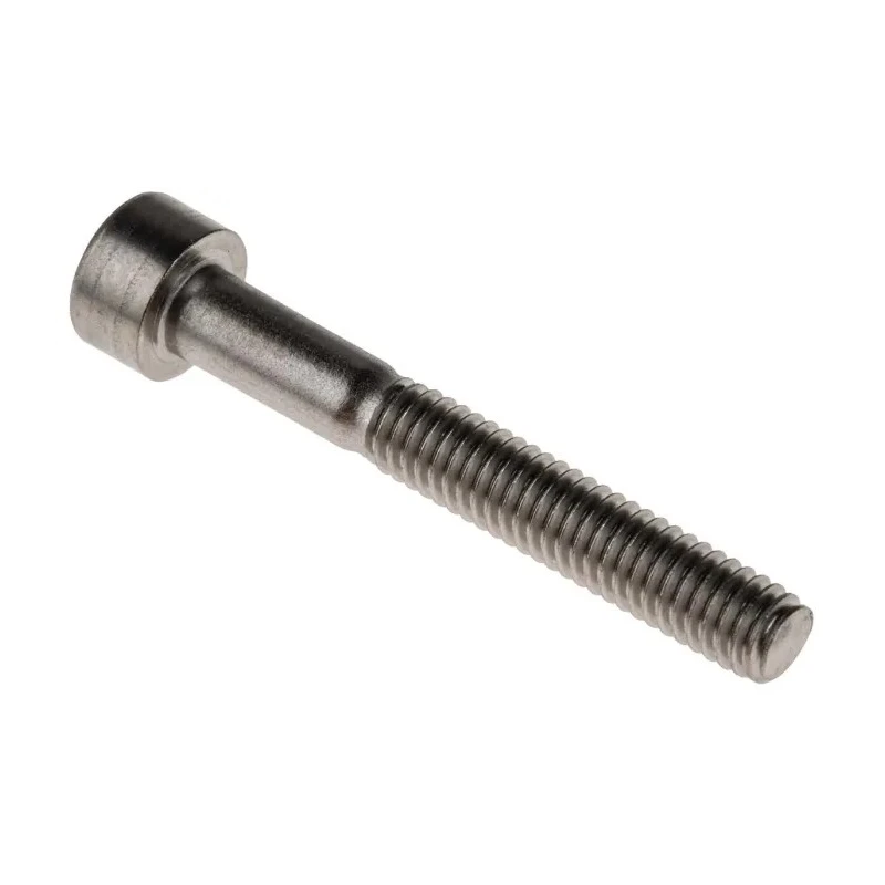 RS PRO Plain Stainless Steel Hex Socket Cap Screw M4 x 30 mm, Hex Socket Drive, DIN 912, Grade A 187-1308
