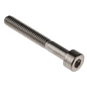 RS PRO Plain Stainless Steel Hex Socket Cap Screw M4 x 30 mm, Hex Socket Drive, DIN 912, Grade A 187-1308