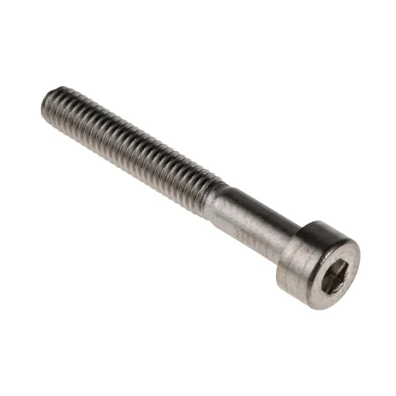 RS PRO Plain Stainless Steel Hex Socket Cap Screw M4 x 30 mm, Hex Socket Drive, DIN 912, Grade A 187-1308