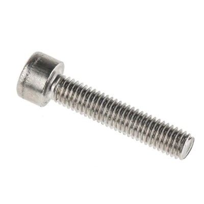 RS PRO Plain Stainless Steel Hex Socket Cap Screw M5 x 25 mm 187-1342