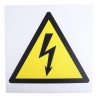 RS PRO Hazard Warning Sign Electrical Hazard Plastic ISO 7010 Symbol 300mm x 300mm 857-8700
