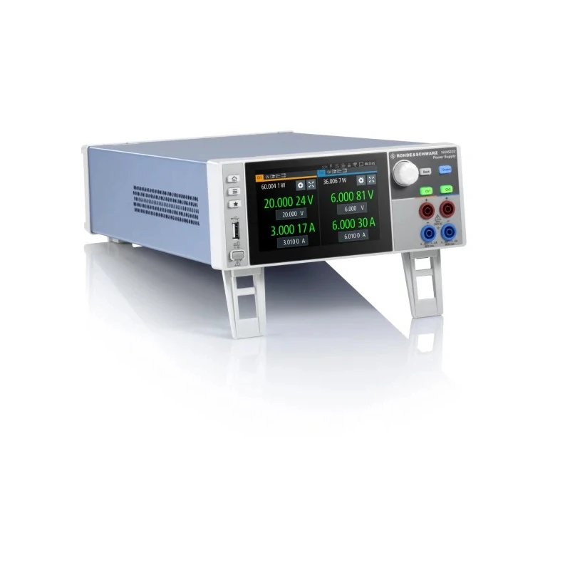 Rohde & Schwarz Digital Bench Power Supply Bundle, 2-Output 0 mV to 20V, 120 W, 6 A Max NGM-COM2b