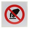 RS PRO Vinyl Do Not Touch Prohibition Sign, Self-Adhesive, 100mm x 100mm, ISO 7010 Standard 857-8687