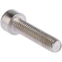 RS PRO Plain Stainless Steel Hex Socket Cap Screw M6 x 25 mm 187-1421