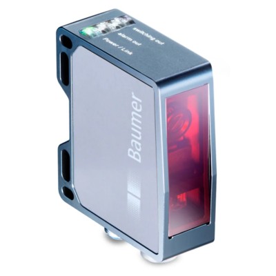 Baumer Distance Sensor Block Sensor 150 mm to 1.5 m Detection Range, Analogue Output, IP67 Rated OM70-L1500.HH1500.VI