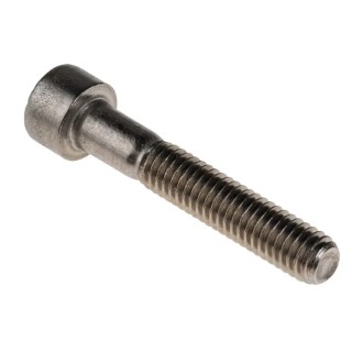 RS PRO Plain Stainless Steel Hex Socket Cap Screw, Hex Socket Drive, M6 x 35 mm 187-1443