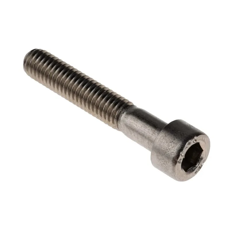 RS PRO Plain Stainless Steel Hex Socket Cap Screw, Hex Socket Drive, M6 x 35 mm 187-1443