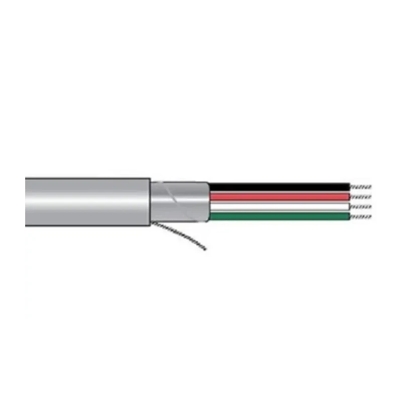 Alpha Wire Alpha Essentials Communication & Control Control Cable 7 Cores 22 AWG Screened 305 m Grey Polyvinyl 1297C SL001