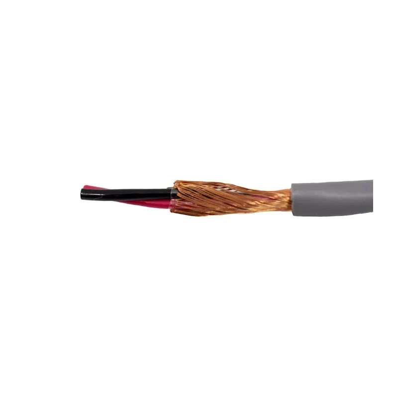 Alpha Wire Alpha Essentials Communication & Control Screened Control Cable 2 Cores 0.33mm² 22 AWG 300V 30m Grey 2254 SL005