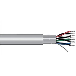 Alpha Wire Alpha Essentials Communication & Control Series Data Cable 4 Pairs 8 Cores 0.32 mm² 30 m Grey Sheath 5905C SL005
