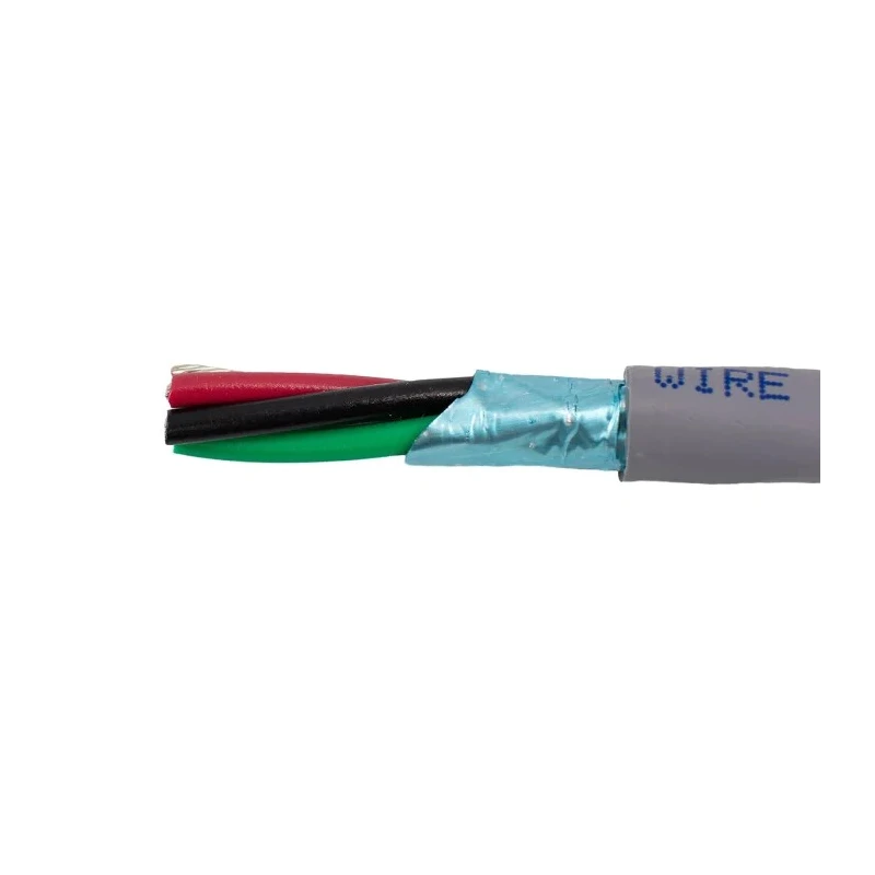 Alpha Wire Alpha Essentials Communication & Control Control Cable 4 Cores 24 AWG Screened 305 m Grey Polyvinyl 6300/4 SL001