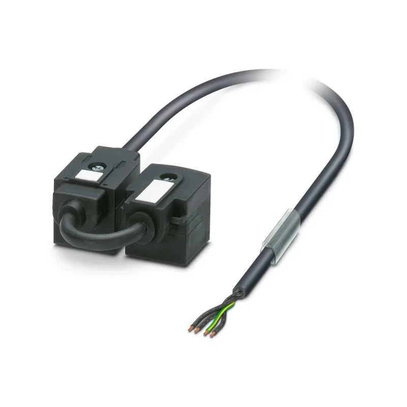 Phoenix Contact Female 4 Way DIN 43650 Form A to Unterminated 4 Way Valve Connector A Sensor Actuator Cable 3 m 1458075
