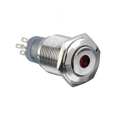 Arcolectric (Bulgin) Ltd /1E1 Series Illuminated Push Button Switch, Latching, Panel Mount, 16.2 mm Cutout, DPDT MP0045