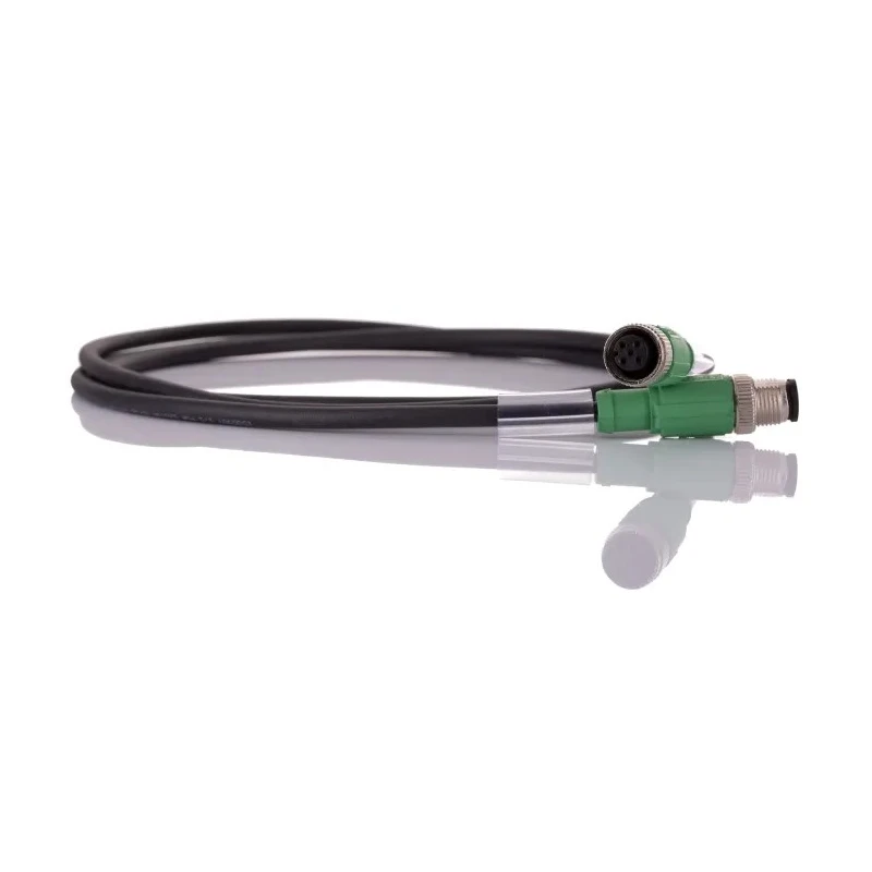Phoenix Contact Sensor Actuator Cable 5 Contacts Male to Female Straight Connectors 1.5 m PUR Jacket 60V IP67 1500907